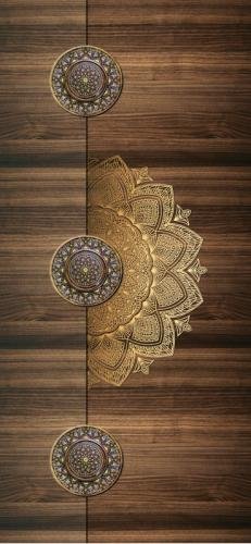 Wood Texture Printed Doors